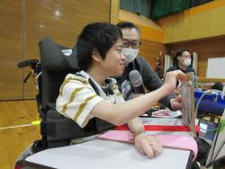 クイズを生徒が出題しています