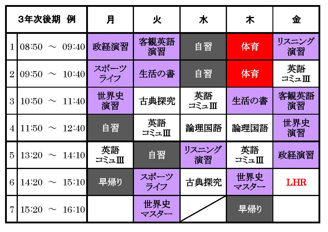 カリキュラム 札幌藻岩高等学校