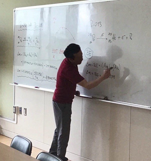 Physics immersion class
